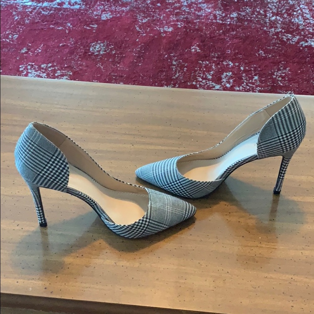 Catherine Malandrino Plaid Pointed Stiletto